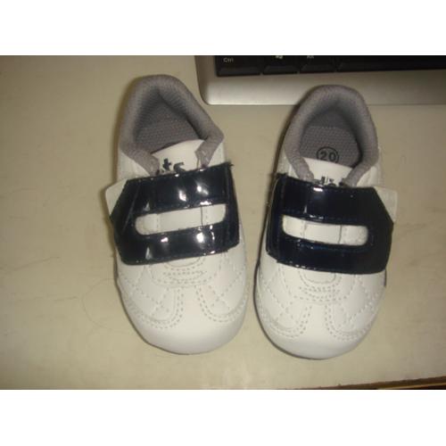 Bleu Dets Baskets Taille Blanc Marine Chaussures Enfants 20 yYfgI76bv